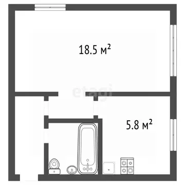 1-к кв. Воронежская область, Воронеж ул. Космонавтов, 7 (30.0 м)