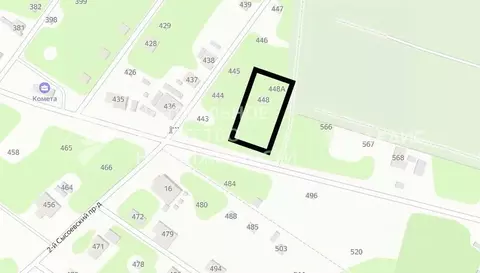Участок в Рязанская область, Рязань Комета СТ, 448 (9.47 сот.)