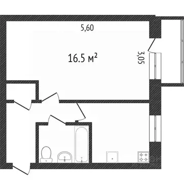 1-к кв. Калужская область, Калуга пос. Резвань, Буровая ул., 9 (32.3 ...