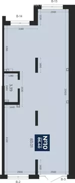 Помещение свободного назначения (86.4 м)