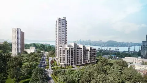 3-к кв. Приморский край, Владивосток Архитектор жилой комплекс (73.23 ...