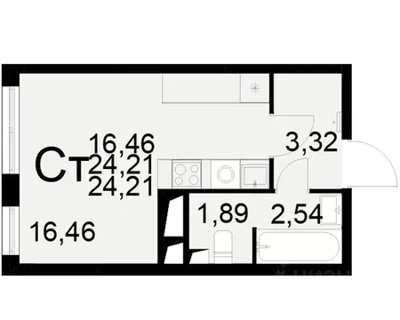 1-к кв. Рязанская область, Рязань Братиславский мкр, Вместе жилой ...