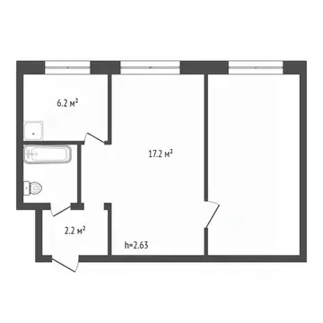 2-к кв. Красноярский край, Красноярск имени газеты Красноярский ...