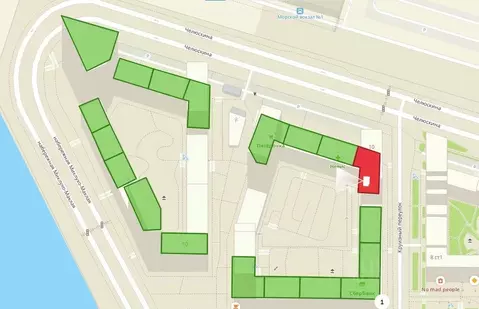 2-к кв. Санкт-Петербург ул. Челюскина, 10 (54.3 м)