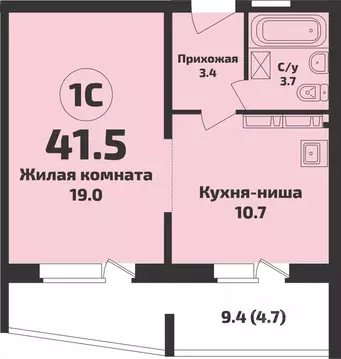 1-к кв. Новосибирская область, Новосибирский район, Станционный ...