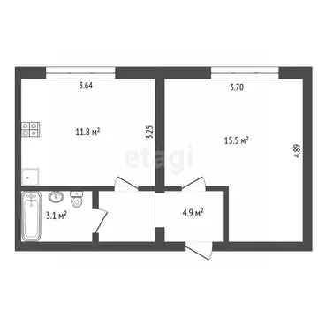 1-к кв. Камчатский край, Петропавловск-Камчатский Океанская ул., 22Б ...