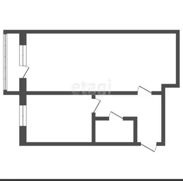 1-комнатная квартира: Нижний Тагил, Алапаевская улица, 7 (43.2 м)