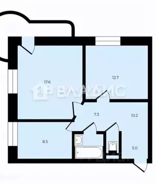 2-к кв. Воронежская область, Воронеж бул. Победы, 36 (52.5 м)