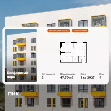 2-к кв. Приморский край, Владивосток Босфорский Парк жилой комплекс, ...