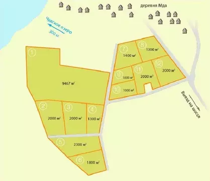 Участок в Псковская область, Гдовский район, Спицинская волость, д. ...