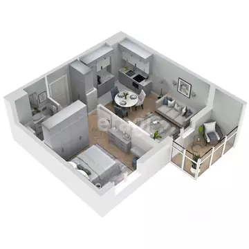 1-к кв. Крым, Симферопольский район, Молодежное пгт Солнечный Парк ...