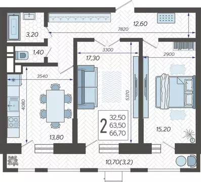 2-к кв. Краснодарский край, Краснодар 9-й километр мкр, ул. ...