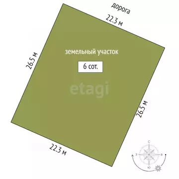 Участок в Тюменская область, Тюменский муниципальный округ, Каменское ...