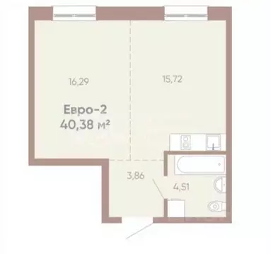 2-к кв. Иркутская область, Иркутск Советская ул., 109/3 (40.0 м)