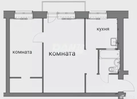 2-к кв. Челябинская область, Челябинск ул. Вагнера, 81 (46.1 м)