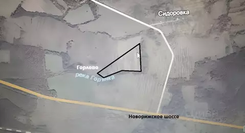 Участок в Тверская область, Зубцовский муниципальный округ, д. Горлово ...