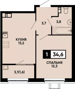 1-к кв. Ставропольский край, Кисловодск Моя Легенда жилой комплекс ...