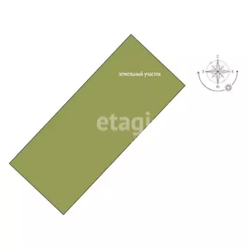 Участок в Окунёвское сельское поселение, село Знаменское (7.05 м)