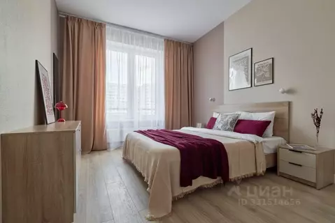 2-к кв. Санкт-Петербург наб. Миклухо-Маклая, 3к1 (60.0 м)