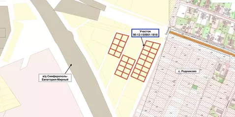 Участок в Крым, Симферопольский район, с. Родниково ул. Абрикосовая ...