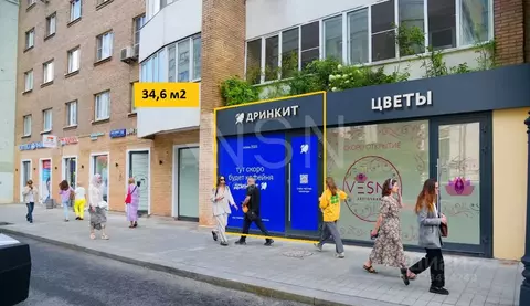 Помещение свободного назначения в Москва Денежный пер., 30 (35 м)