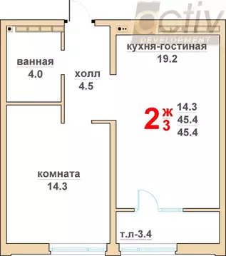 1-к кв. Свердловская область, Верхняя Пышма Гранд Успенский жилой ...