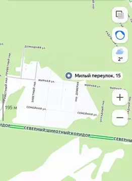 Участок в Томская область, Томск пер. Милый, 15 (12.0 сот.)