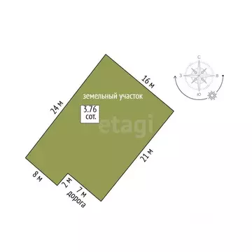 Участок в Ростовская область, Мясниковский район, Краснокрымское ...