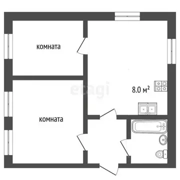 3-к кв. Костромская область, Кострома ул. Шагова, 18 (65.5 м)