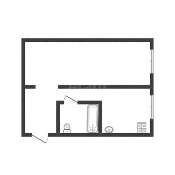 1-комнатная квартира: Бийск, улица Александра Пушкина, 192 (31.2 м)
