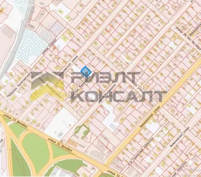 Участок в Омск, переулок Муромцева (5.4 м)