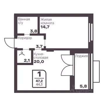 1-к кв. Челябинская область, Магнитогорск Голос Притяжение жилой ...