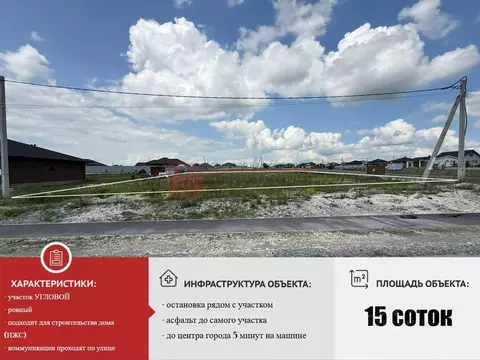 Участок в Белгородская область, Старый Оскол ул. Лучистая, 29 (15.0 ...