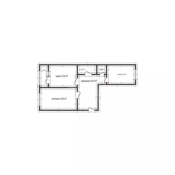 2-комнатная квартира: Махачкала, ЖК Новая Пальмира (94 м)