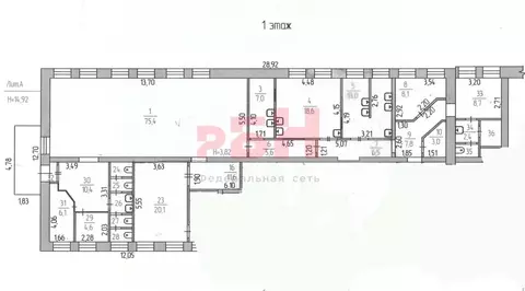 Офис в Курганская область, Курган Тобольная ул., 54 (215 м)
