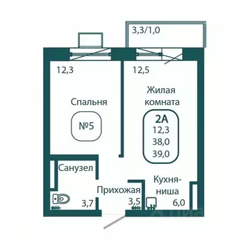 1-к кв. Московская область, Солнечногорск городской округ, Андреевка ...