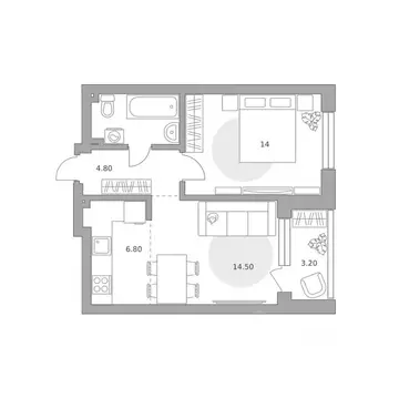 2-к кв. Башкортостан, Уфа Зеленая Роща жилрайон, Лесная Симфония жилой ...