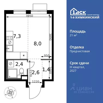 Студия Московская область, Химки Клязьма-Старбеево мкр, Международный ...