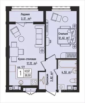 1-к кв. Нижегородская область, Нижний Новгород Литературная ул., 5 ...
