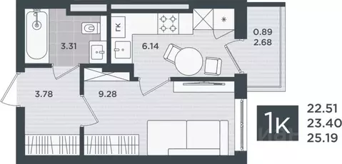1-к кв. Калининградская область, Черняховск Маэстро жилой комплекс ...