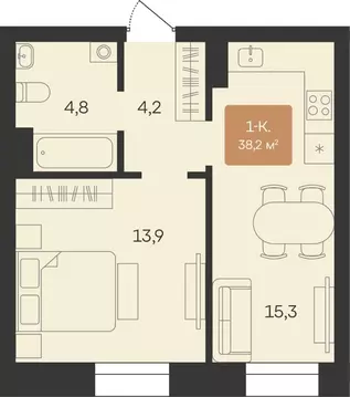 1-к кв. Ямало-Ненецкий АО, Новый Уренгой Созидателей мкр, Атмосфера. ...