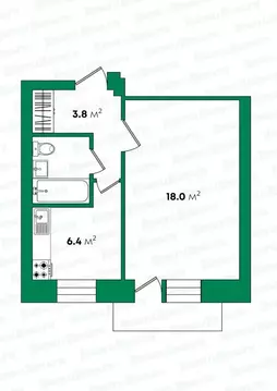 1-к кв. Кировская область, Киров ул. Тимирязева, 10 (32.3 м)