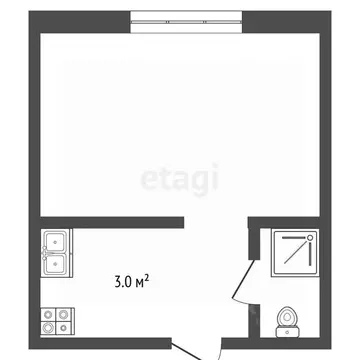 1-к кв. Ставропольский край, Кисловодск ул. 40 лет Октября (21.2 м)