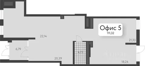 Офис в Свердловская область, Екатеринбург Академический мкр, 13-й ...