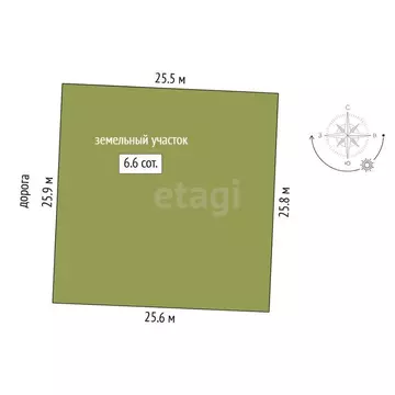 Участок в Тюменская область, Тюмень  (6.56 сот.)