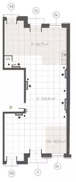 Свободной планировки кв. Иркутская область, Иркутск ул. Сурикова, 21А ...