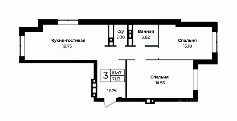 3-к кв. Оренбургская область, Оренбург Селивановский пер., 24/46 ...