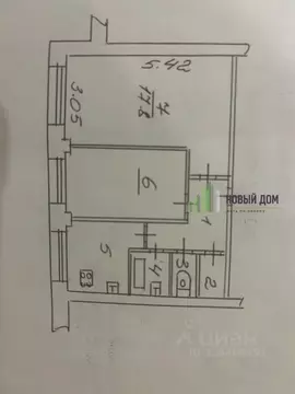 2-к кв. Новгородская область, Великий Новгород ул. Зелинского, 27к1 ...