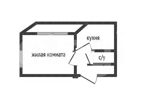 1-комнатная квартира: Воронеж, Ростовская улица, 73Дк1 (36.9 м)