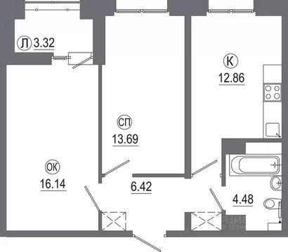 2-к кв. Иркутская область, Иркутск ИВАТУ городок, Авиатор жилой ...